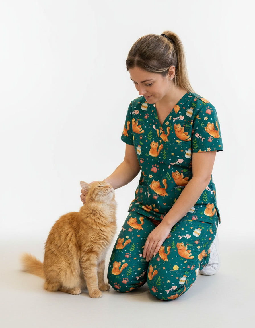 Ginger Giggles Nursing Scrubset