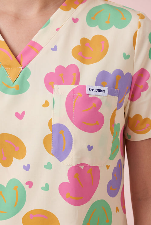 Petal Pop Nursing Scrub Set