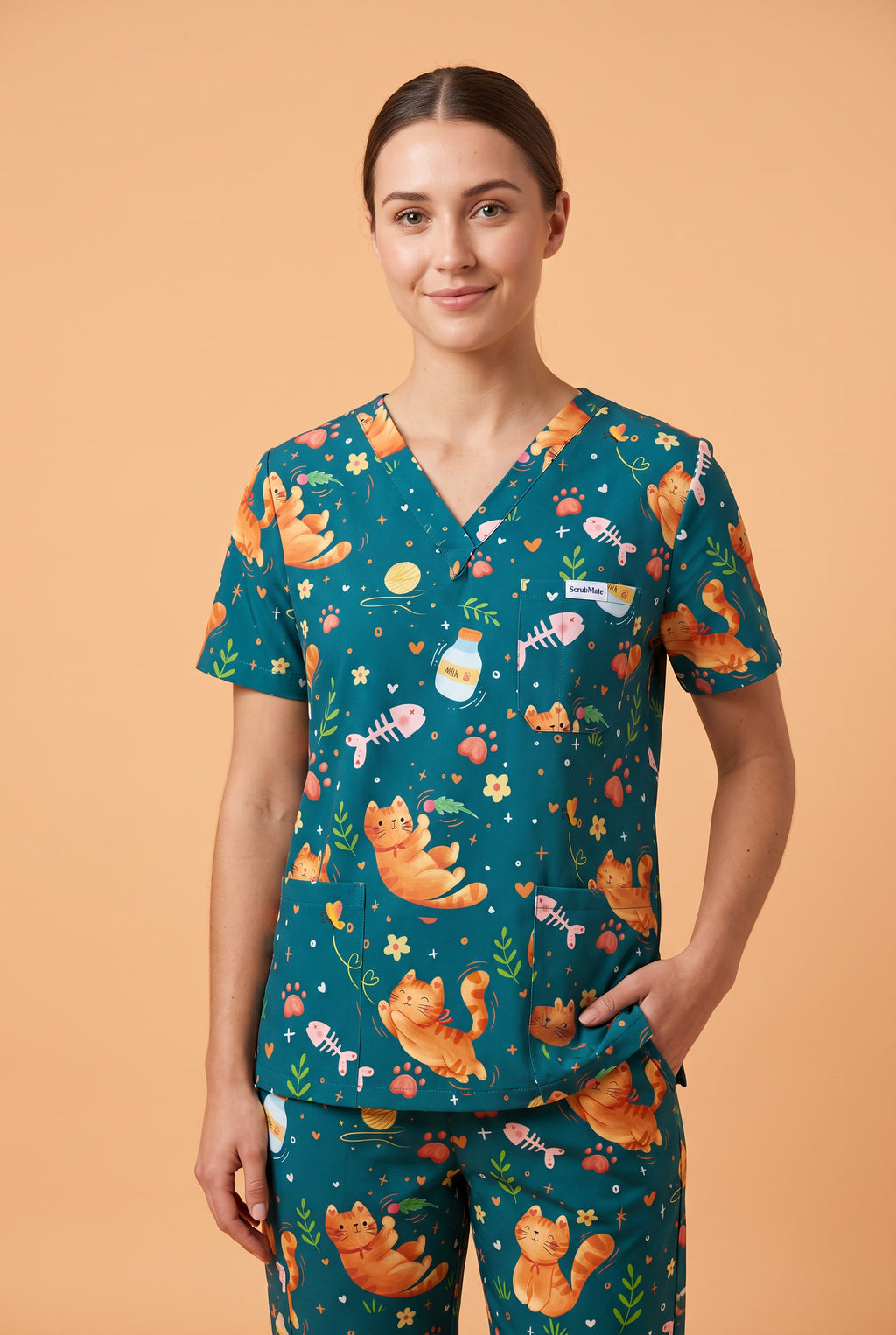 Ginger Giggles Nursing Scrubset