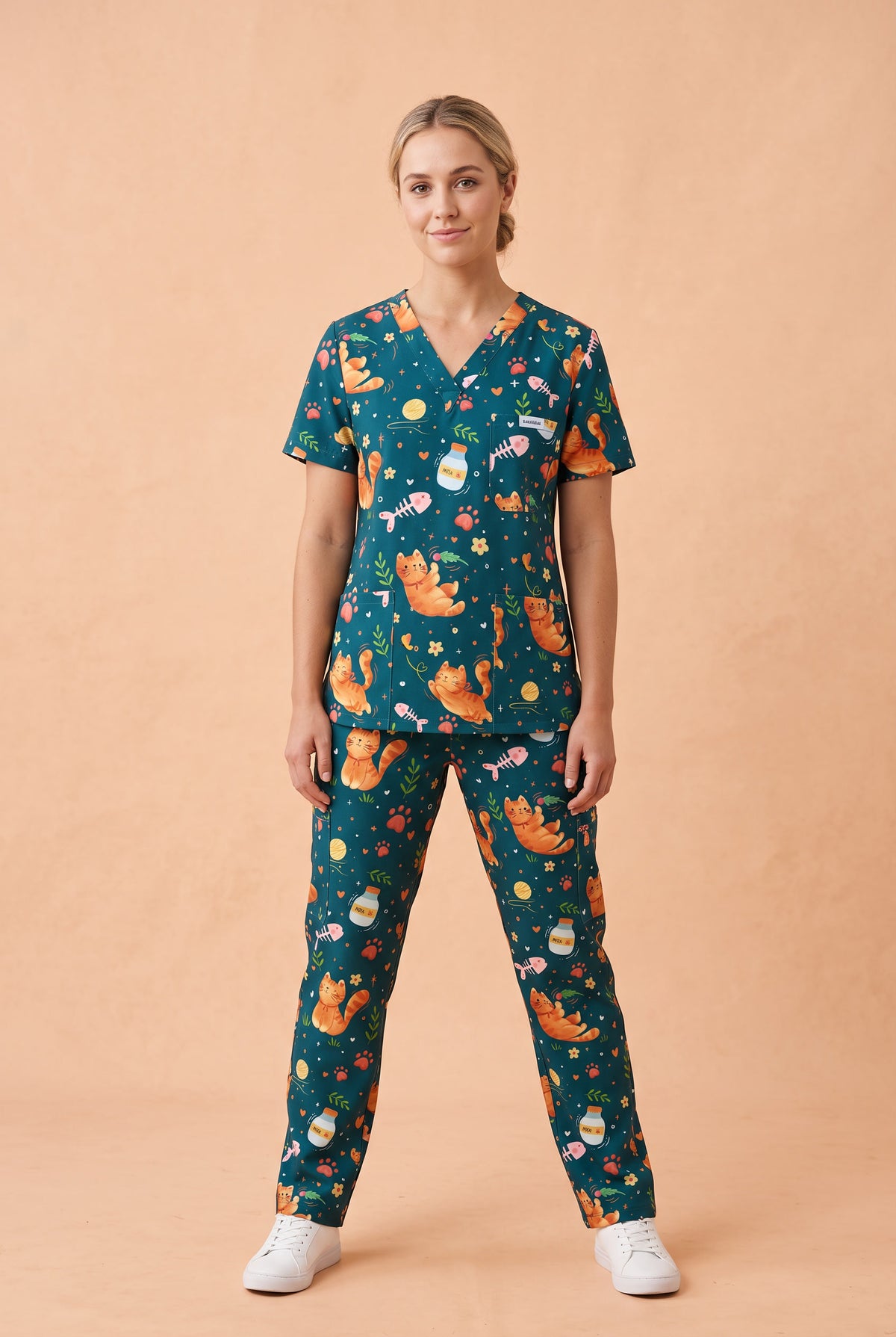 Ginger Giggles Nursing Scrubset