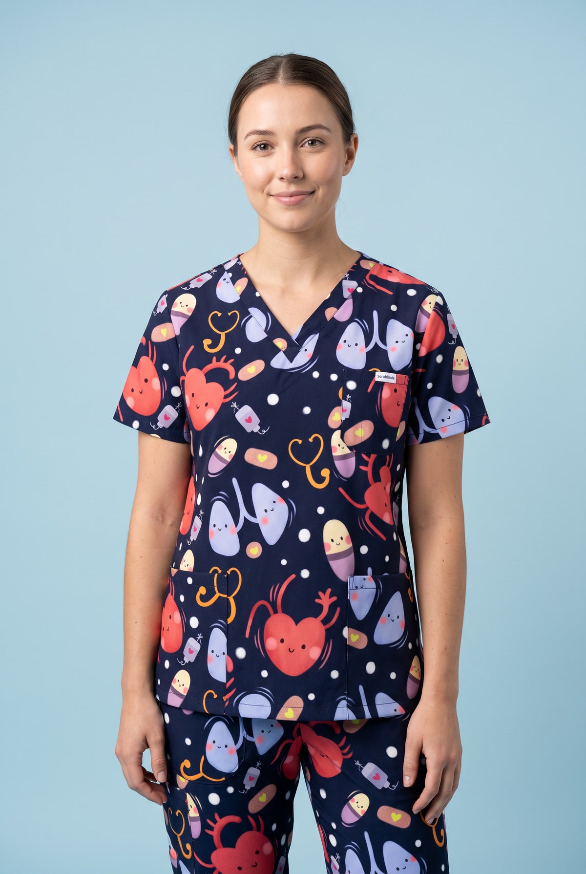Vital Cuties Nursing Scrub Set