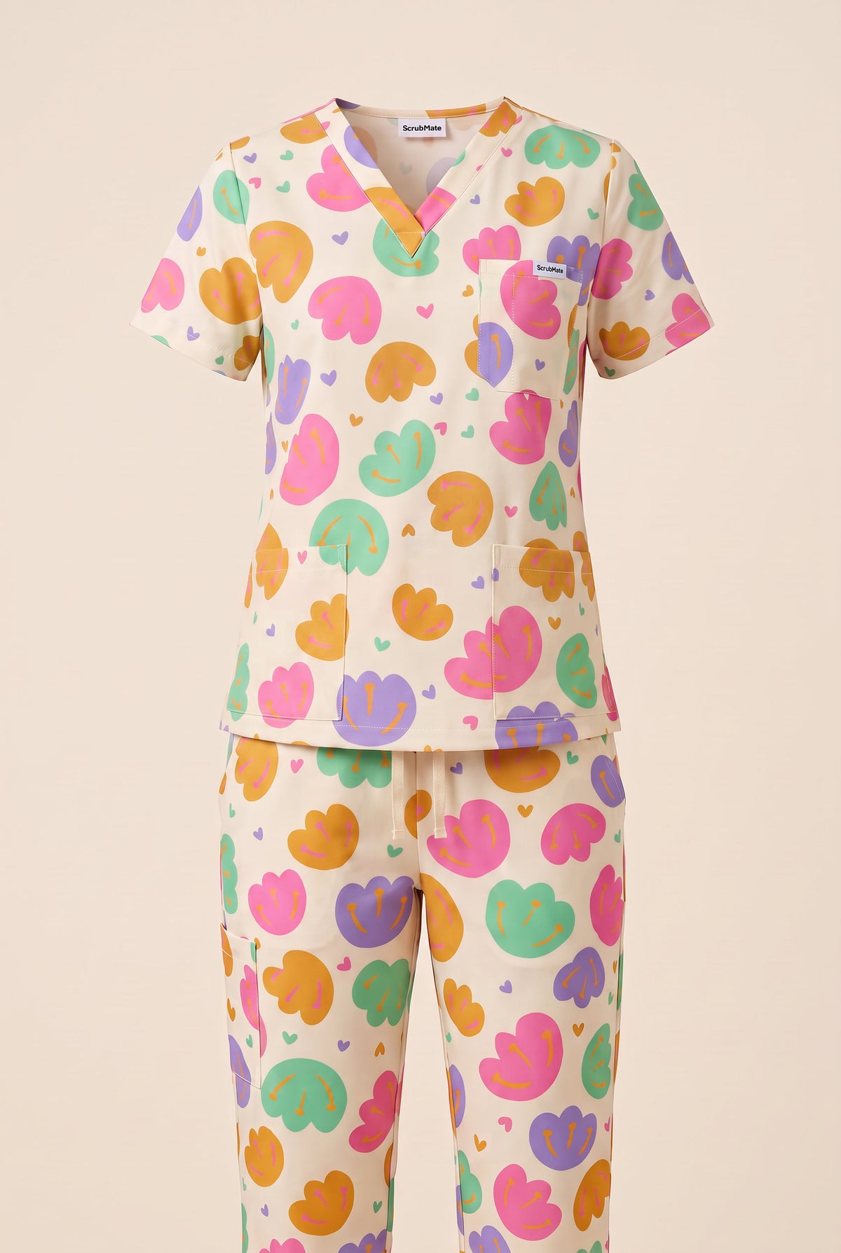 Petal Pop Nursing Scrub Set
