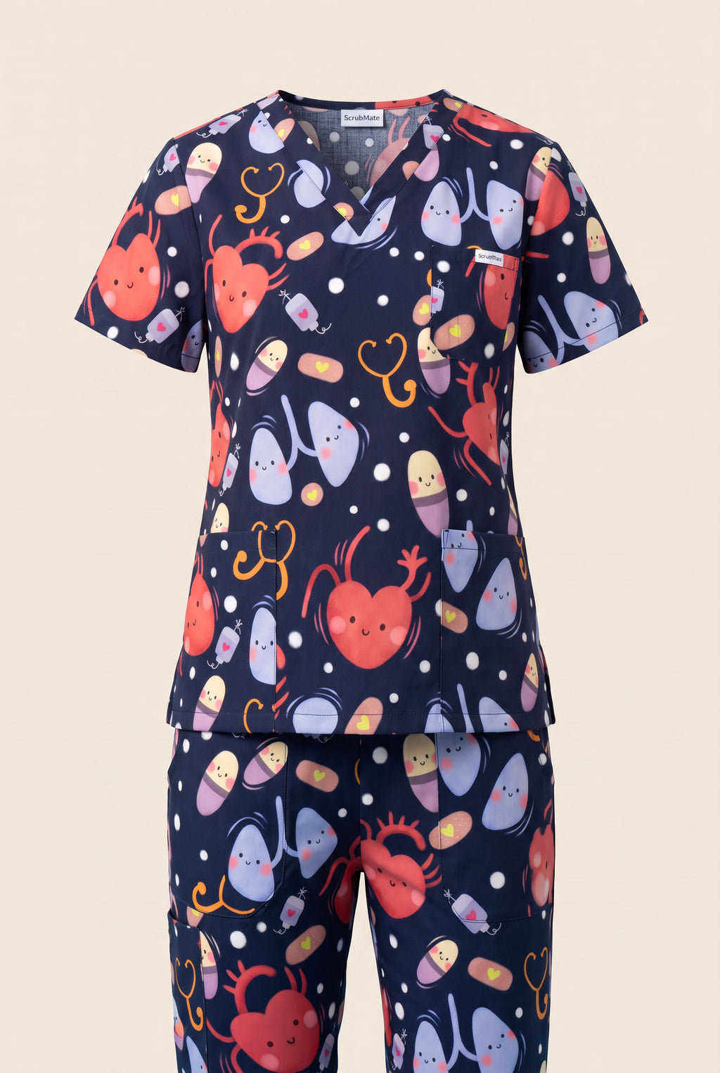 Vital Cuties Nursing Scrub Set