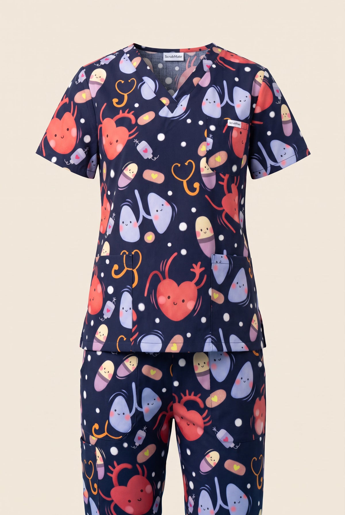 Vital Cuties Nursing Scrub Set