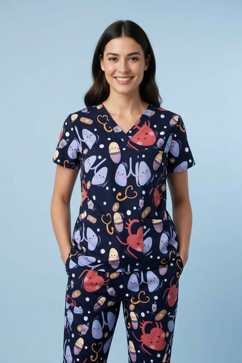 Vital Cuties Nursing Scrub Set