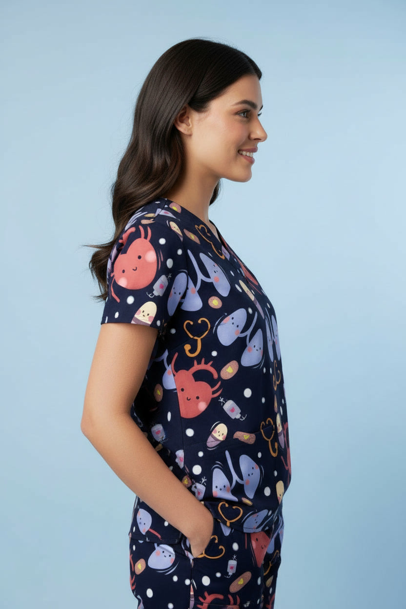 Vital Cuties Nursing Scrub Set