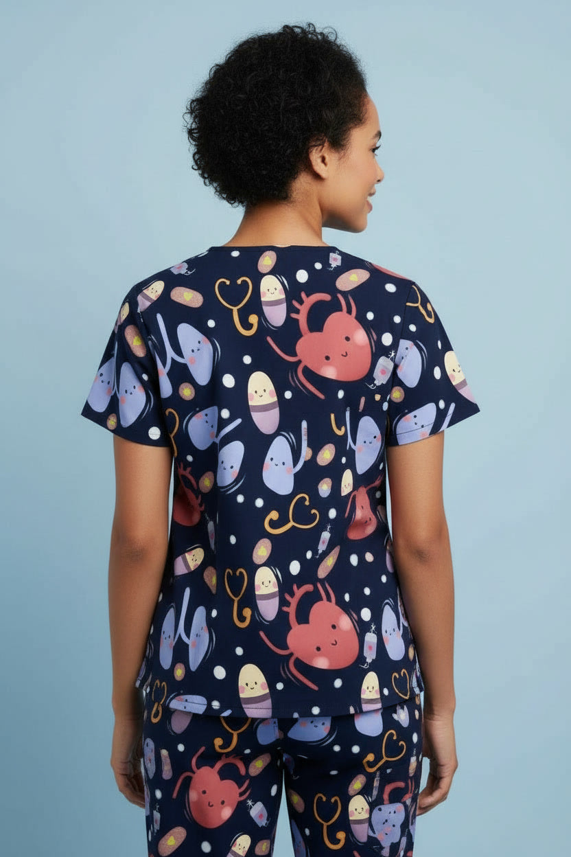 Vital Cuties Nursing Scrub Set
