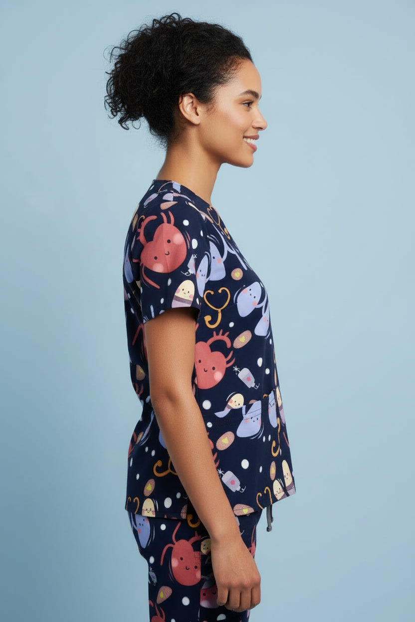 Vital Cuties Nursing Scrub Set